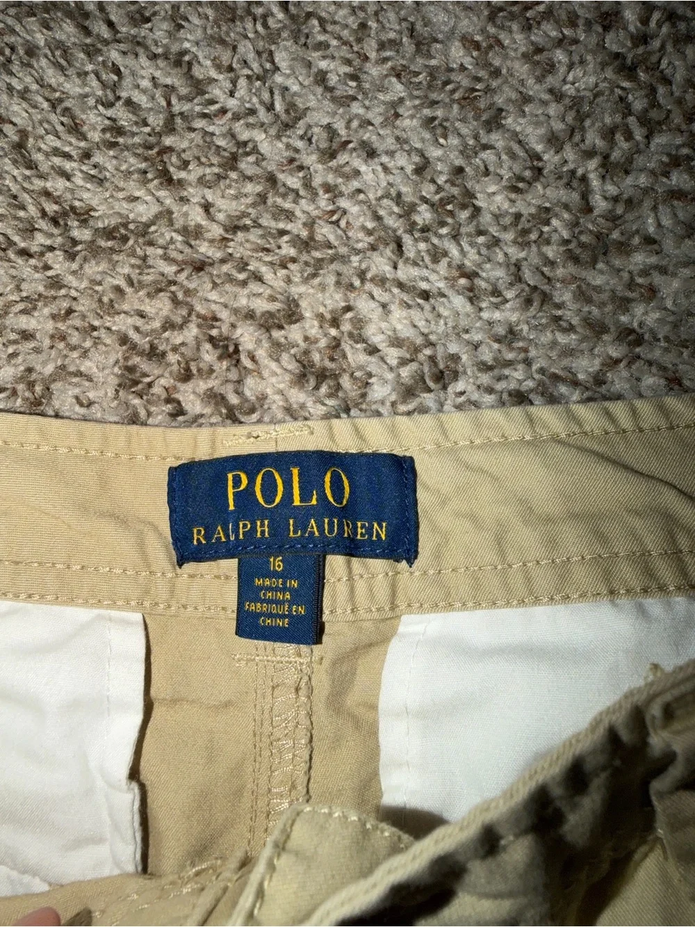 Ralph Lauren Polo Men’s Khaki/Tan Chino Pants